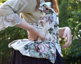 Sweet Rococo Inspired Tapestry Corset
