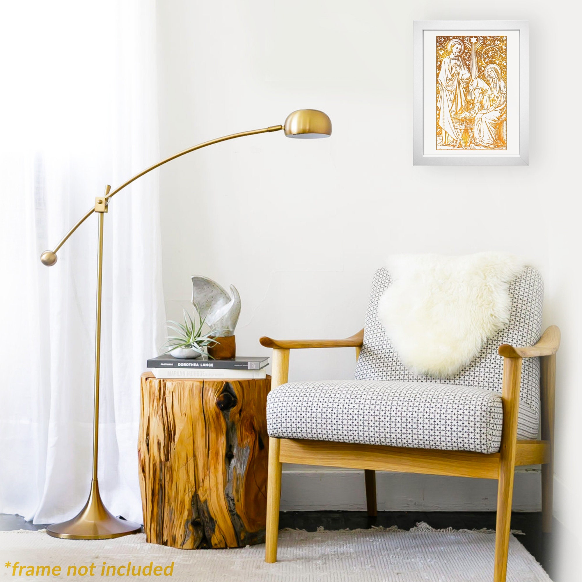 Heilige Familie Krippe Home Decor Wandkunst 8 x 10 in Drucken | Etsy