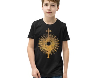 Eucharist Youth t-shirt - Perfect Religious Christian Catholic Birthday Confirmation First Communion tees clothing Gift for Boys and Girls