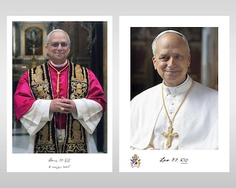 Pope Leo XIV Digital Download - Enhanced High Definition Printable Graphic for Wall Art - Catholic Decor, Home printing or POD business