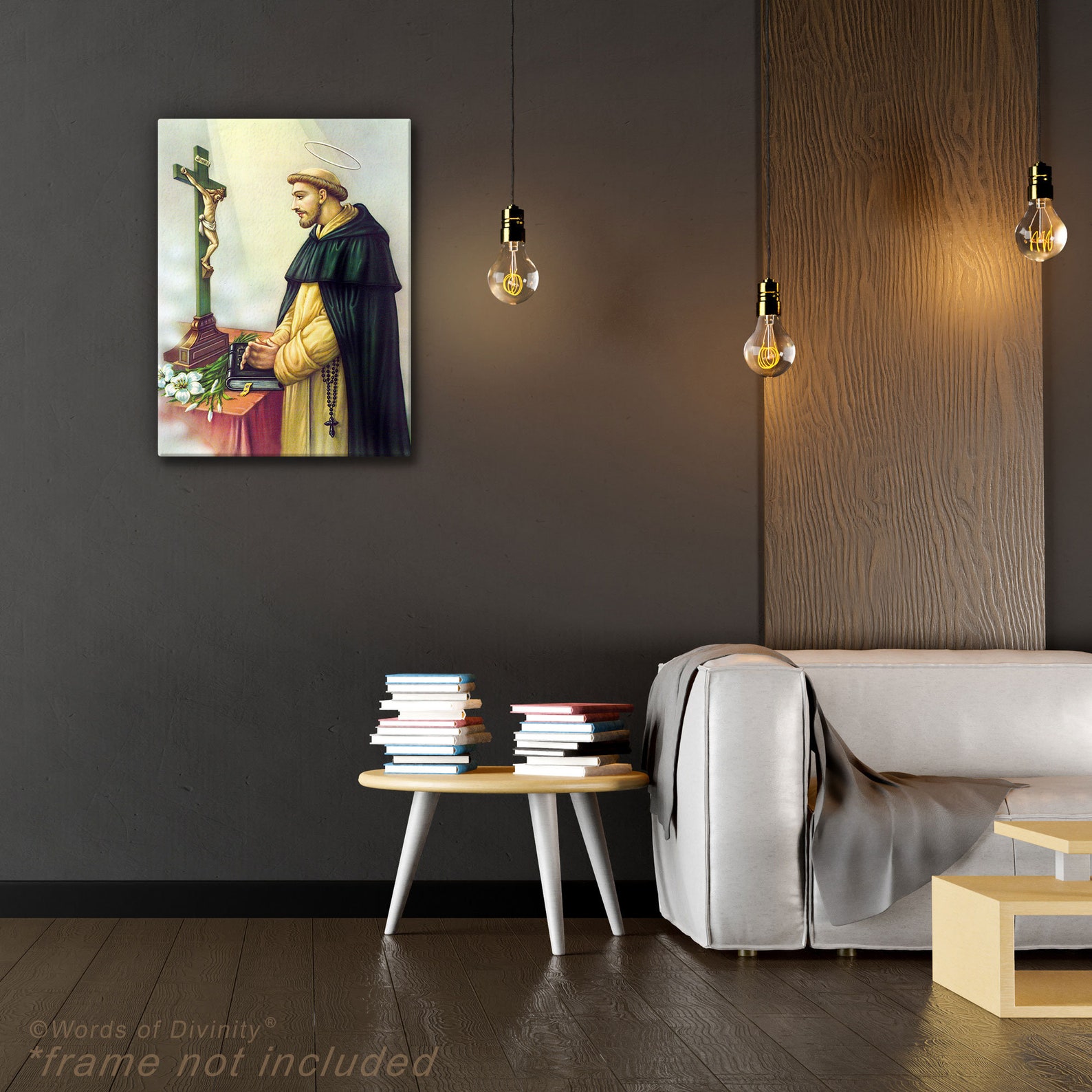Saint Dominic Guzman - Canvas Art Print, Rosary Devotion Sacred ...
