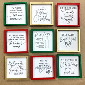Conjunto de miniaturas de fazenda de férias com 9 arquivos SVG prontos para laser Decoração de Natal Presentes de Natal Glowforge Ready SVG