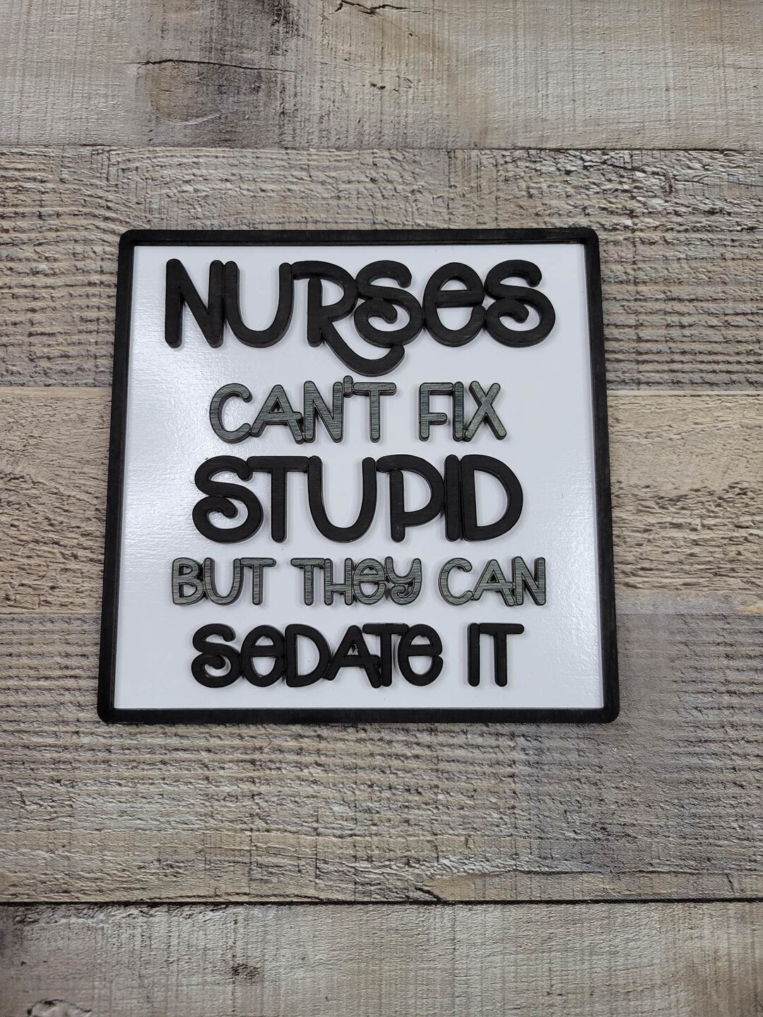 Nurses Can't Fix Stupid but They Can Sedate It SVG Laser Ready Funny ...