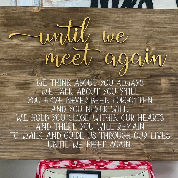 Until We Meet Again Svg - Etsy