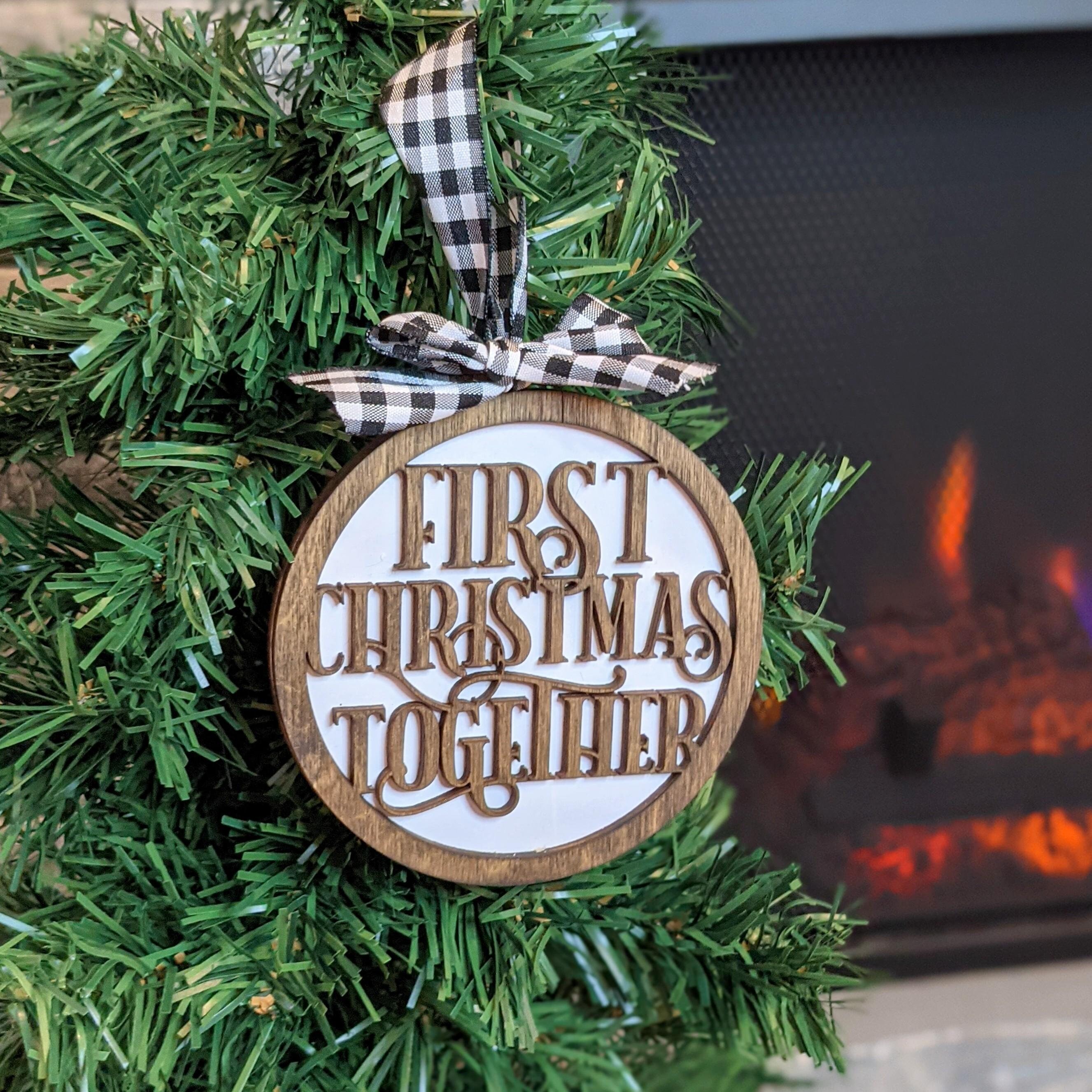 First Christmas First Home Baby's First Ornament SVG Set  Etsy