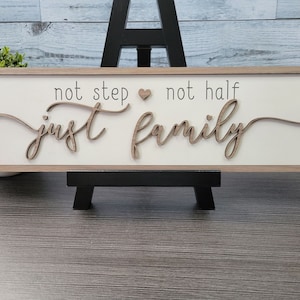Niet stap niet half gewoon familie Laser Ready SVG Blended Family Home Decor Glowforge Thunder Laser