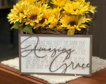 Amazing Grace SVG Digital File GLOWFORGE Laser Ready