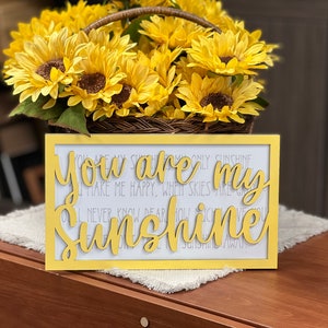 Eres mi archivo Sunshine SVG Laser Ready DIY