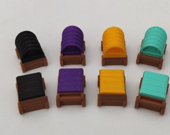 NEW! - CITY of KINGS - (Unofficial) Workers for minis for the board game - CASIOPEA3D plastic printing