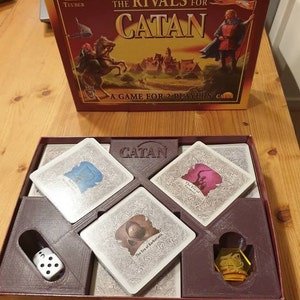 Insertos para CATAN JUEGOS de Cartas Catan Card Game - Casiopea3D - 3D Printed Board Game