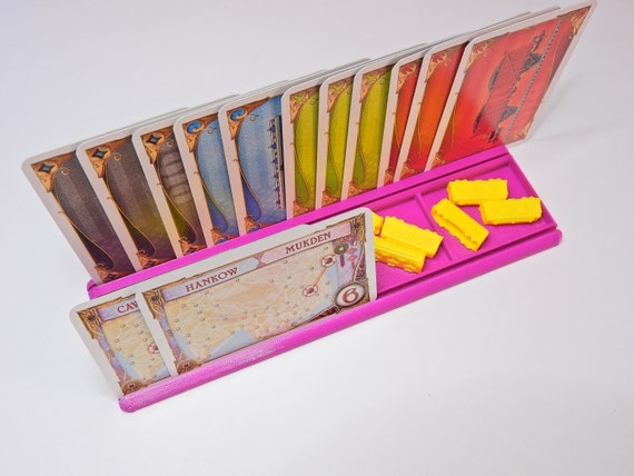 Tudor games Diferent 1+2 Slots Star Wars NEW DESIGN of TRAYS for Cards Magic Screen Ticket to Ride Wingspan Sushi Go Tokens