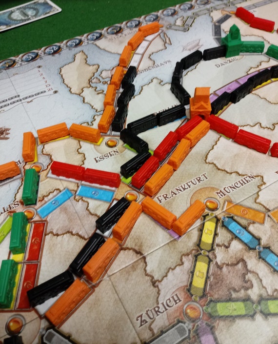 Ticket To Ride 45x Trains Or Ships For Board Game Etsy