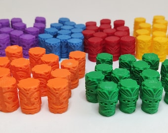 Spirit Presence, Meeples and tokens for board games (unofficial) - CASIOPEA3D - PLA 3D Printed game pieces