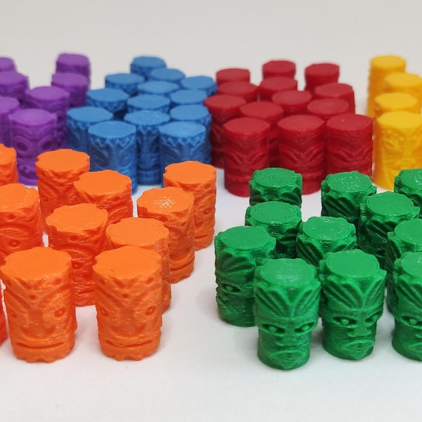 Spirit Presence, Meeples and tokens for board games (unofficial) - CASIOPEA3D - PLA 3D Printed game pieces