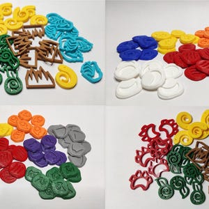 NEW! Spirit 238 deluxe tokens for board games (unofficial) - CASIOPEA3D - PLA 3D Printed game pieces