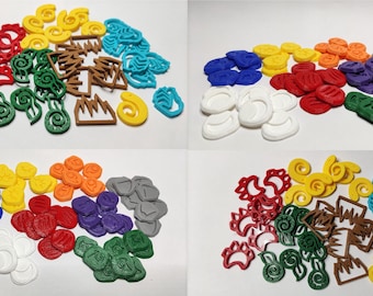 NEW! Spirit 238 deluxe tokens for board games (unofficial) - CASIOPEA3D - PLA 3D Printed game pieces