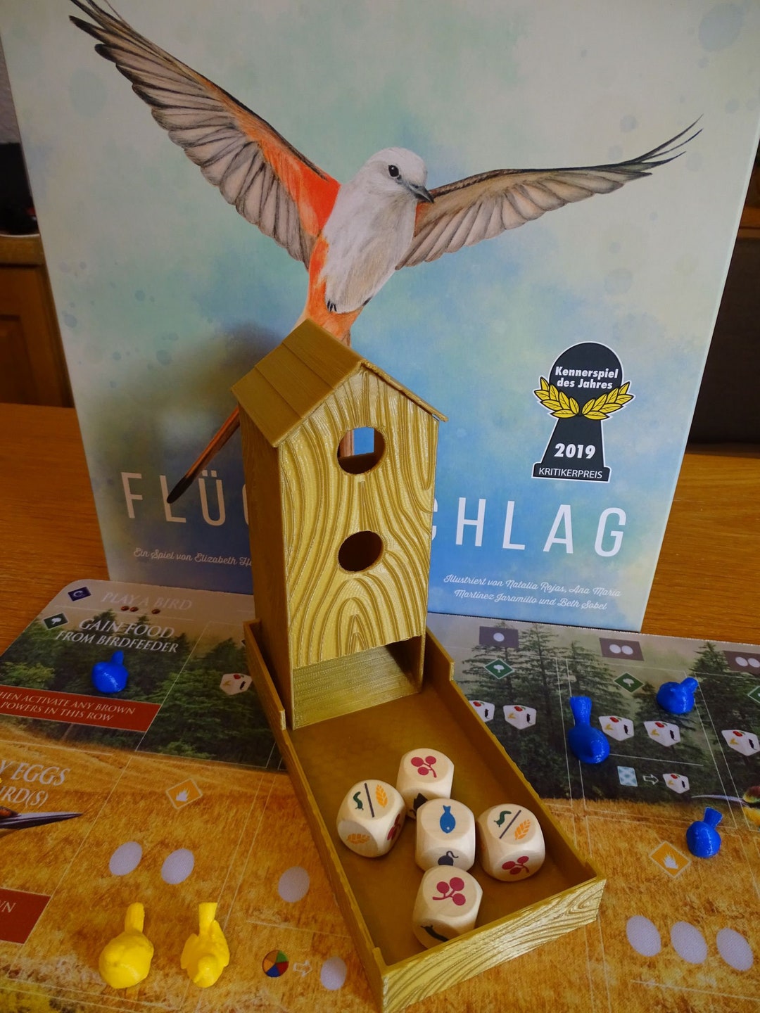 DICE TOWER WINGSPAN unofficial or Any Other Board Game CASIOPEA3D 3D