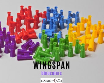 WINGSPAN (unofficial) Binoculars, food - Board game Meeples and action tokens - CASIOPEA3D - 3D printed pieces