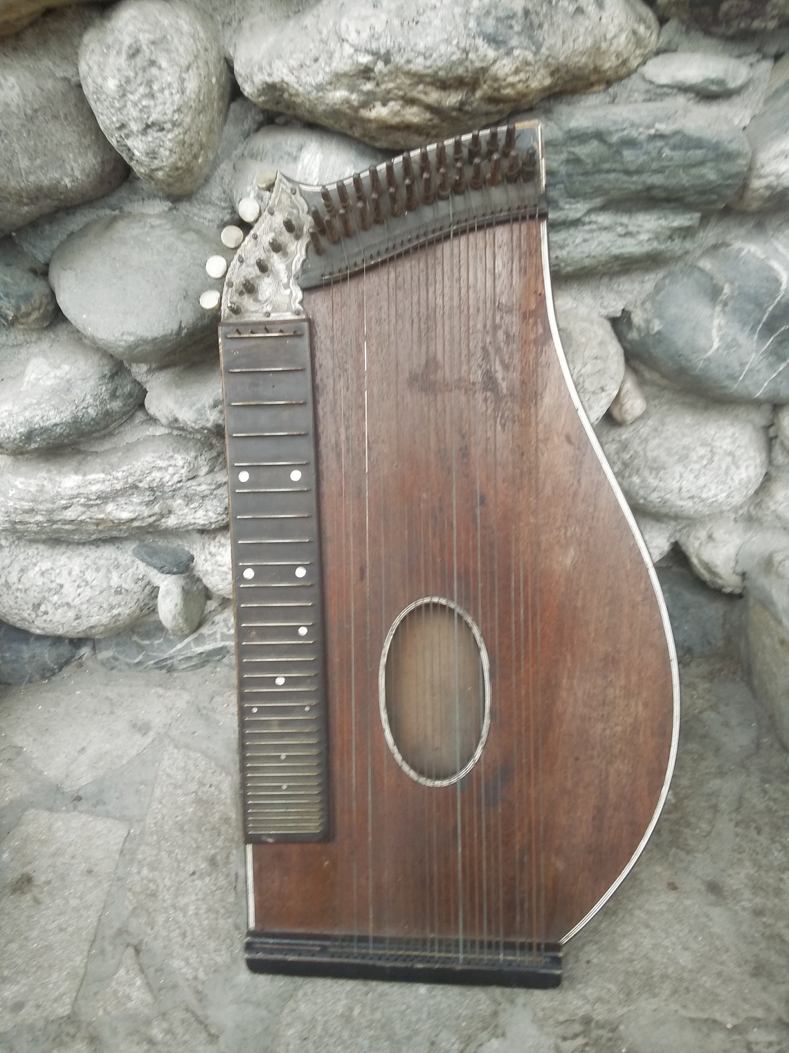 Old German String Instrument ZITHER Very old Guitar Made Etsy
