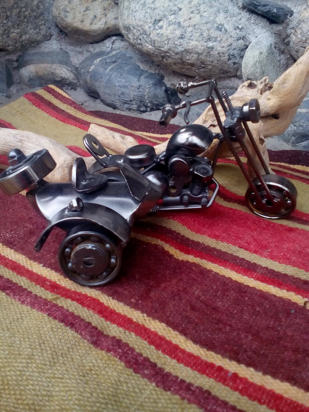 Metal Models Motorcycle Art Sculpture Motorcycle Etsy