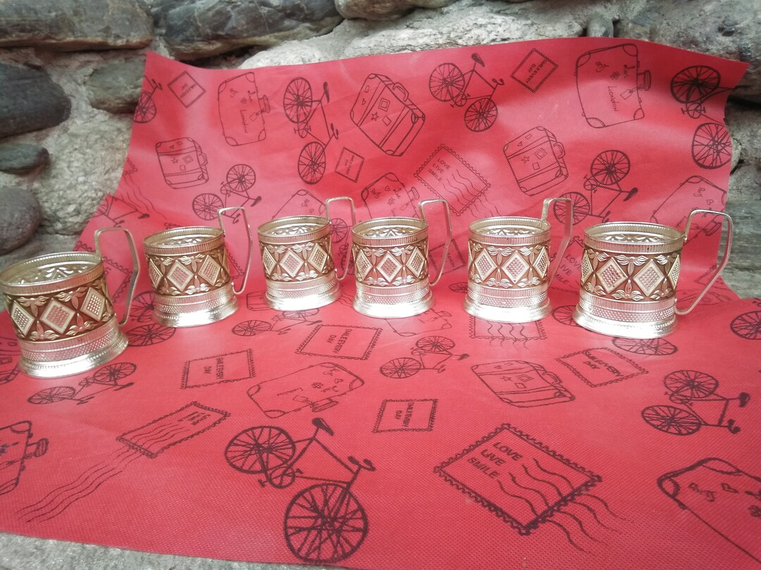 Cup Holder Aluminium Cup Set of 6 Cup Tea Coffee Etsy