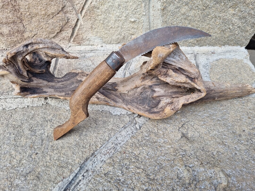 Antique Gardener Knife Old Farm Tool Vintage Knife Old Etsy