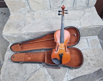 Vintage Bulgarian Violin Antonius Stradivarius - Anno 1717 - Old Violin Limited series of 90''s - Musical Instrument - Collector's Violin