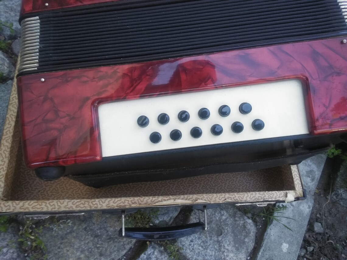 Rare Germany Accordion FIROTTI Vintage Accordion made in GDR Etsy