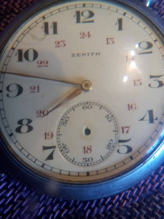 Antique pocket watch -ZENITH Grand Prix 1900 -Old… - image 10