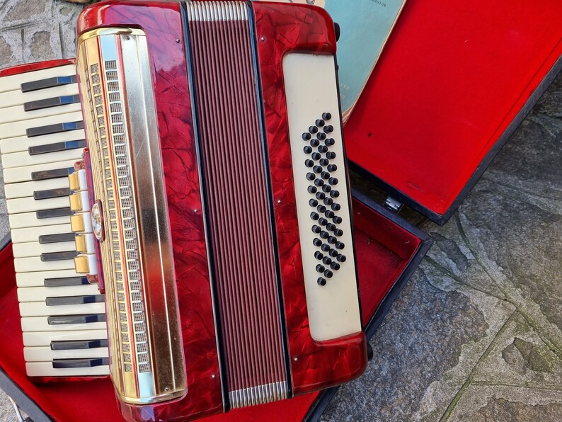 Accordion Instrument WELTMEISTER Accordion 48 Bass Germany Etsy