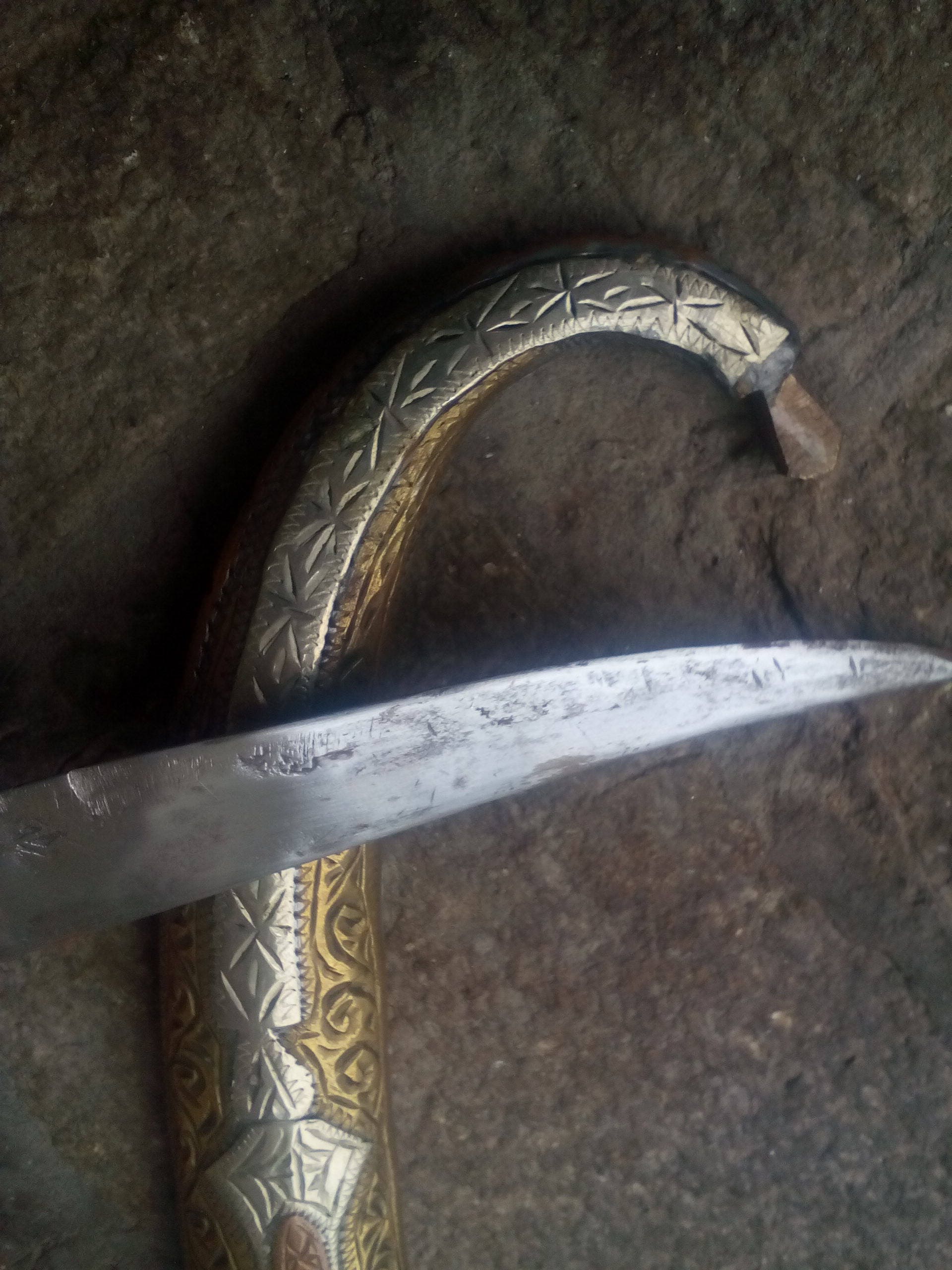 Arabic Knife arabic Innkeeper Old Knife Silver Plated Etsy