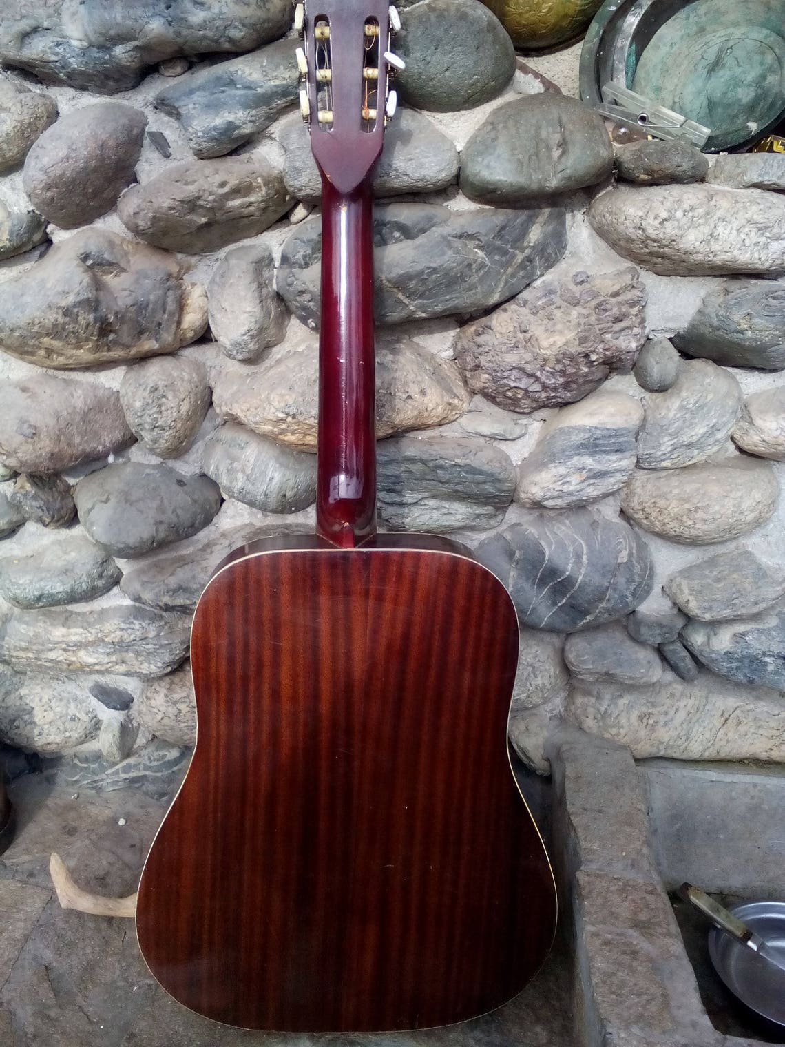 Vintage Classical Guitar Bulgaria Wooden Guitar Classical Etsy