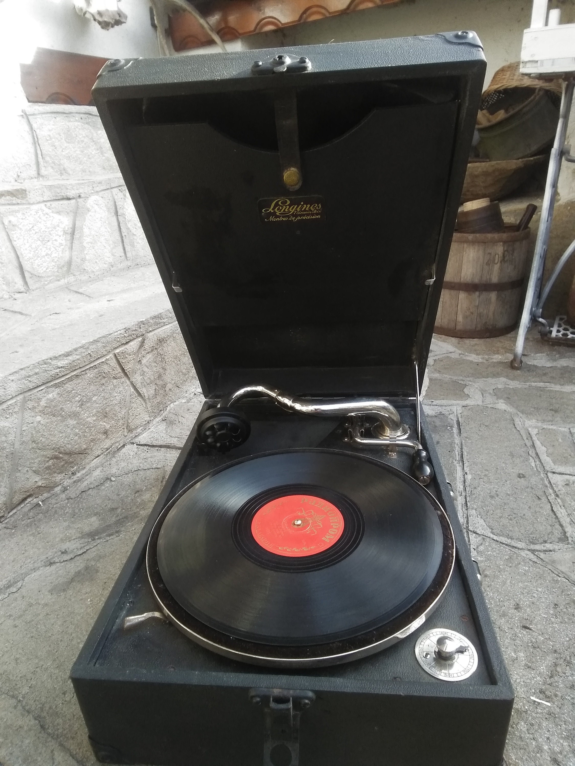 Metal Retro Phonograph Model Vintage Record Player Prop Antique Gramophone Home 