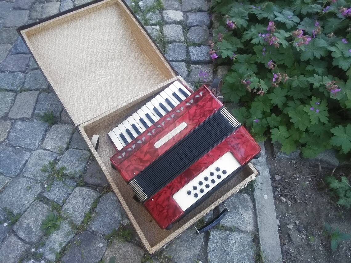 Rare Germany Accordion FIROTTI Vintage Accordion made in GDR Etsy