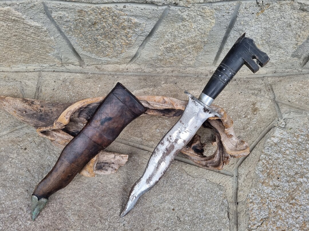 Antique African Knife Old Ritual Knife Knife Handmade Old Tribal ...