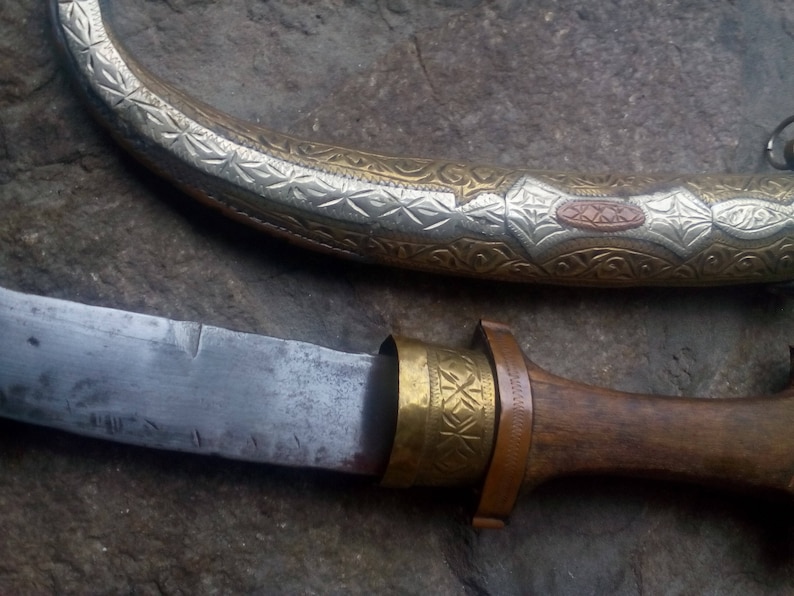 Arabic Knife arabic Innkeeper Old Knife Silver Plated Etsy