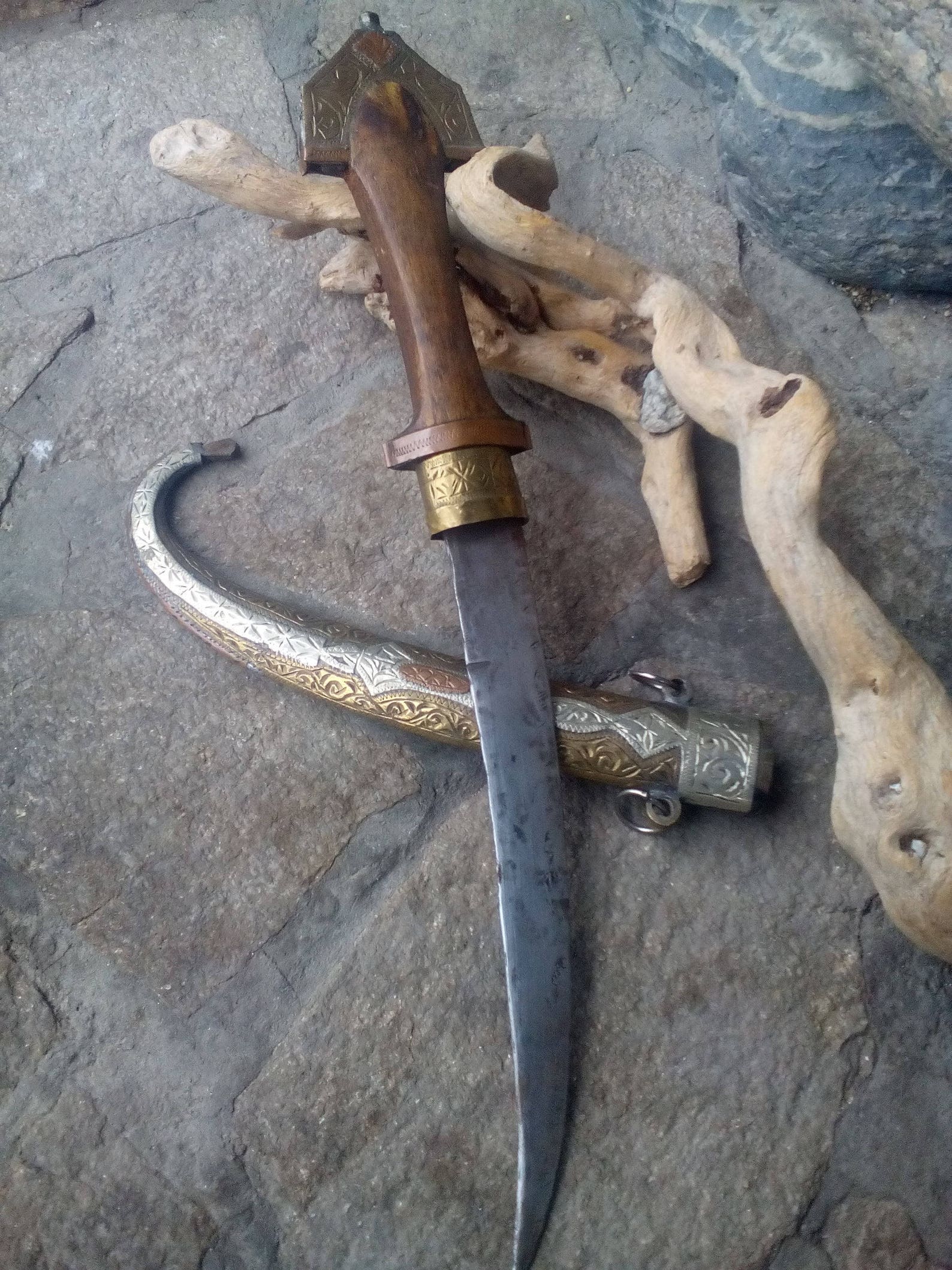 Arabic Knife arabic Innkeeper Old Knife Silver Plated Etsy