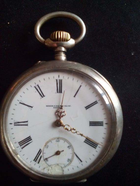 antique silver pocket watch value