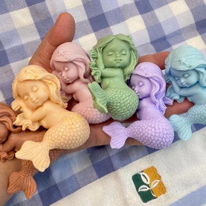 Promotion: Baby Shower Soap- Mermaid  Soap - Baby Shower Gift - Baby Shower Party Favors- Baby Shower Decoration Party