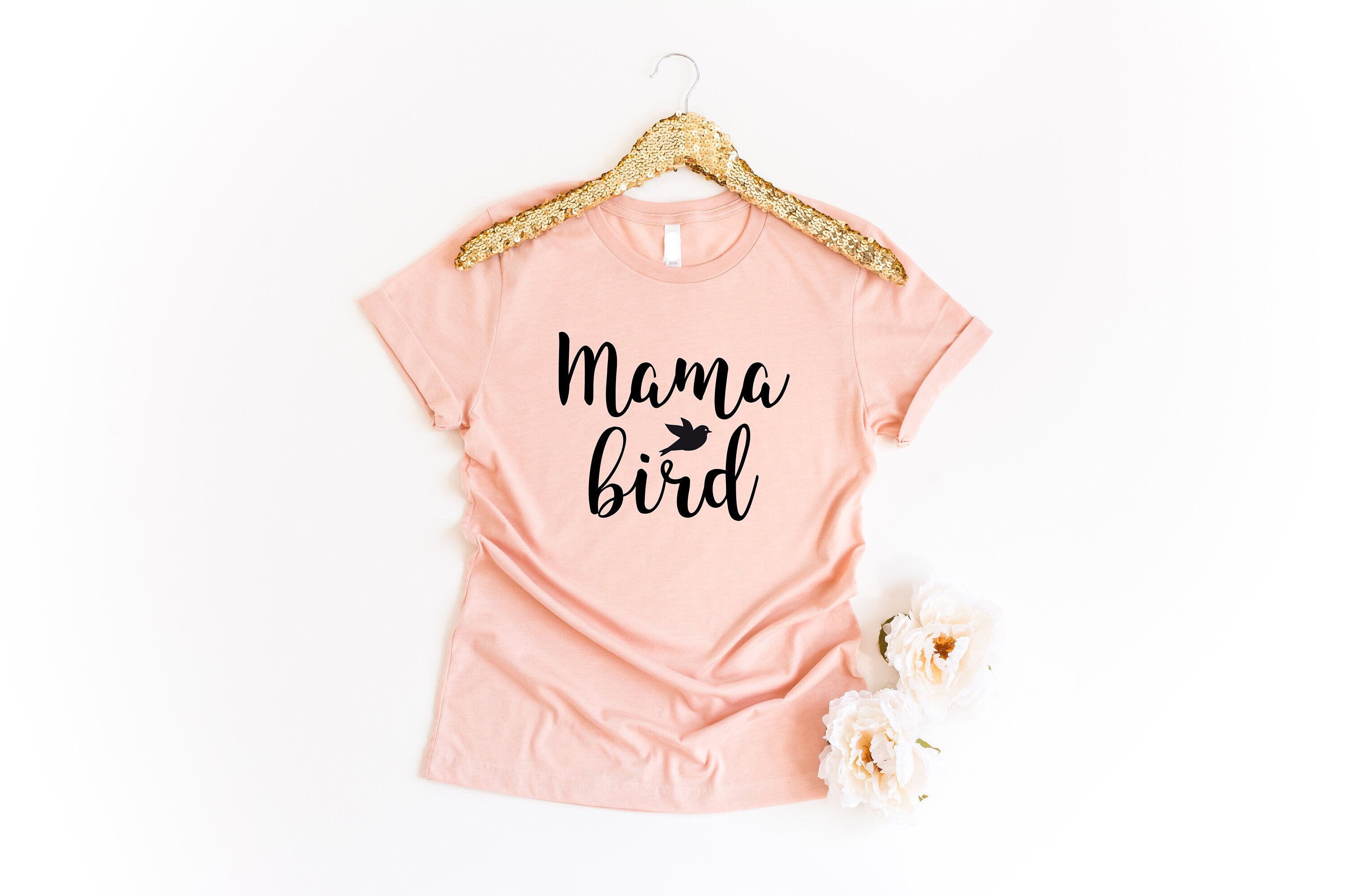 Mama Bird Shirt Mama Bird Shirtsmotherhood Shirt Mom | Etsy