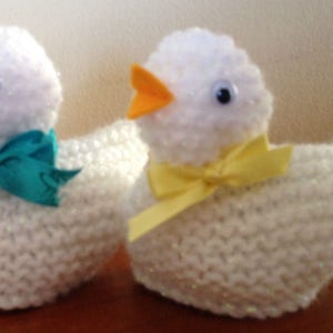 PDF download einfach kraus rechts DK Strickanleitung Osterküken schoko creme Eihülle