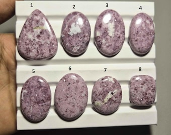 Dazzling Lepidolite Cabochon, Natural Lepidolite Gemstone, Lepidolite Jewelry, Lepidolite, Wholesale Price Cabochon, # 561