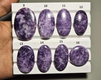 Wunderbarer Lepidolith Cabochon, Natürlicher Lepidolith Edelstein, Lepidolith Schmuck, Lepidolith, Grossmutters Preis, #382