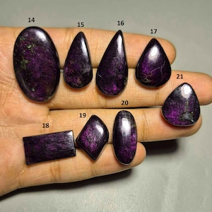 100% natuurlijke purpuriet edelsteen, topkwaliteit purpuriet cabochon, purpurietsteen, halfedelsteen, purpuriet sieraden handgemaakt Pools #344