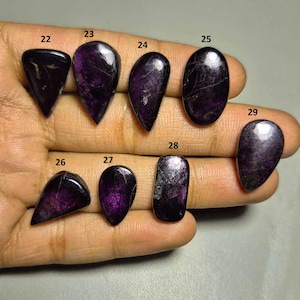 100% natuurlijke purpuriet edelsteen, topkwaliteit purpuriet cabochon, purpurietsteen, halfedelsteen, purpuriet sieraden handgemaakt Pools #345