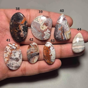 A One Quality Crazy Lace Agate Cabochon, Crazy Lace Agate Gemstone Jewelry, Crazy Lace Agate Gemstone, Jewelry Making Agate Stone #23