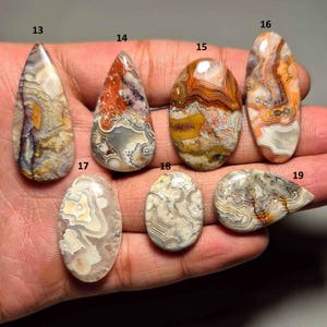 A One Quality Crazy Lace Agate Cabochon, Crazy Lace Agate Gemstone Jewelry, Crazy Lace Agate Gemstone, Jewelry Making Agate Stone #19