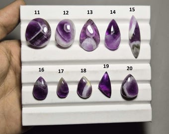 Excellent Designer African Amethyst Lace Cabochon Loose Gemstone For Making Jewelry Star Amethyst Gemstone Top Grade Quality  # 666