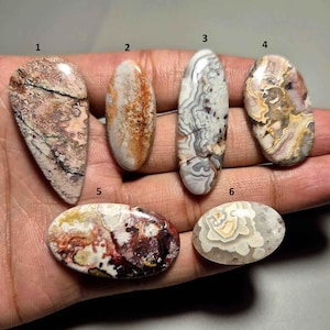 A One Quality Crazy Lace Agate Cabochon, Crazy Lace Agate Gemstone Jewelry, Crazy Lace Agate Gemstone, Jewelry Making Agate Stone #17