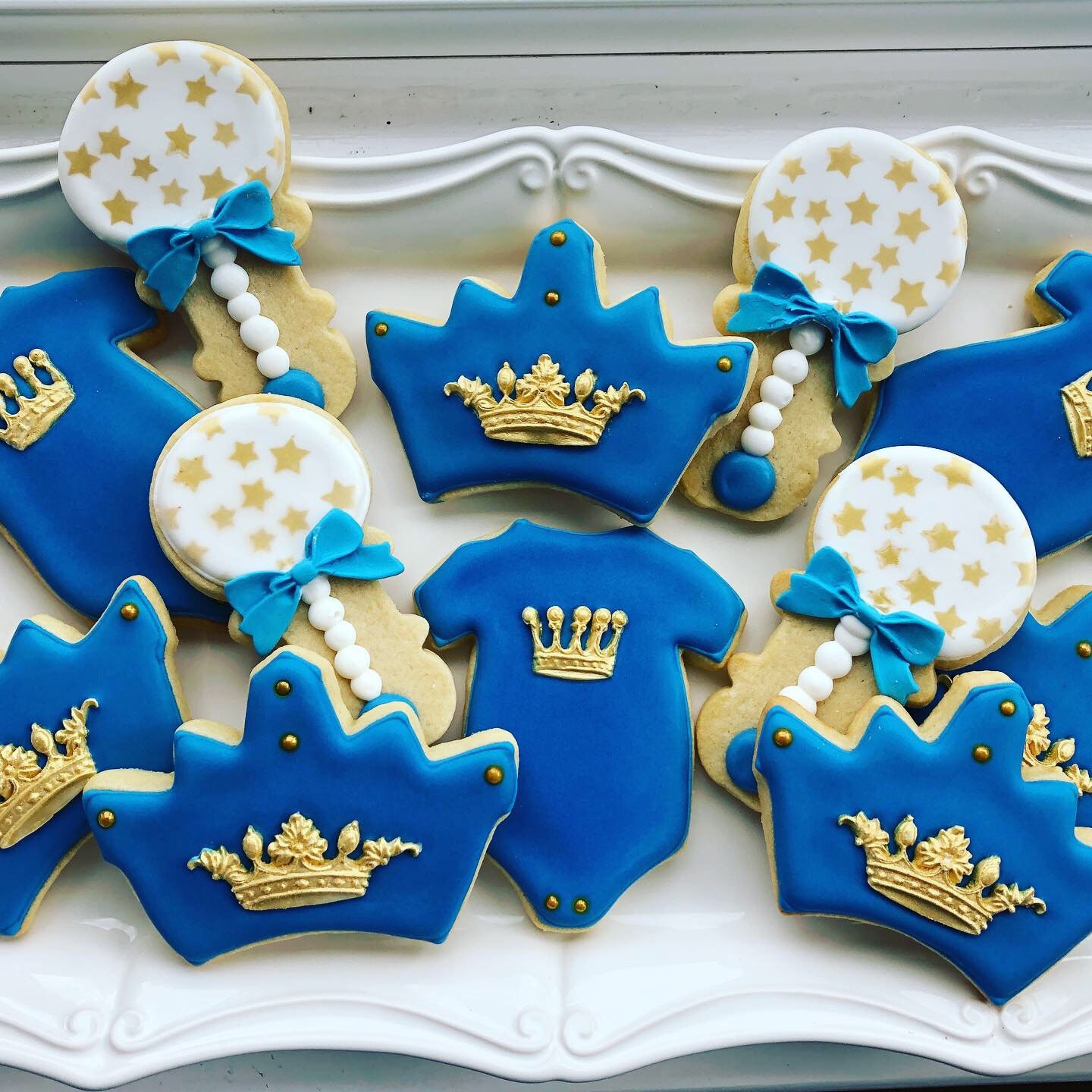 Baby Shower Biscuits Boy Cookies Its a Boy Decorated Etsy